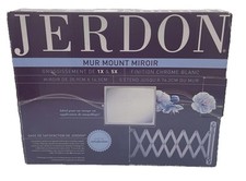 Espelho de parede Jordon 30 polegadas braço expansível acabamento cromado moldura de espelho branco comprar usado  Enviando para Brazil