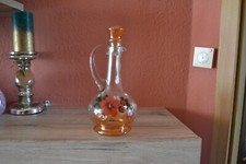 Glaskaraffe antik handbemalt gebraucht kaufen  Rostock