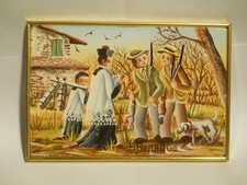 Olio tela naif usato  Vetto