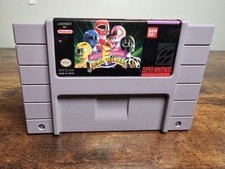 Jogo testado somente cartucho Mighty Morphin Power Rangers (Super Nintendo SNES) comprar usado  Enviando para Brazil