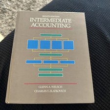 Intermediate Accounting 8th Ed by Glenn A. Welsch Zlatlovich 1988 Hardcover Book comprar usado  Enviando para Brazil