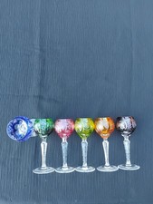 Verres couleurs cristal d'occasion  Mervans