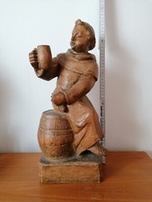 Schnitzfigur mönch bierfass gebraucht kaufen  Furth