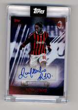 2024 Topps AC Milan 125 Anniversario Ronaldinho Roxo Auto 15/25 Rossoneri comprar usado  Enviando para Brazil