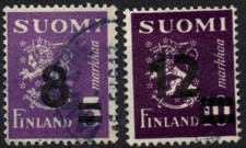 Finlandia 1946 1948 usato  Firenze