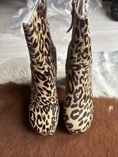 Leopard print platform for sale  BRIDGEND