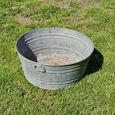 Vintage round galvanized for sale  South El Monte