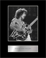 Eddie Van Halen A3 edição limitada assinada impressão memorabilia para fãs de bandas de rock comprar usado  Enviando para Brazil