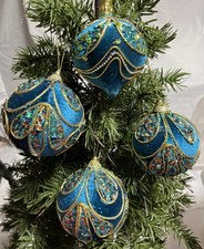Ornaments peacock theme for sale  Fenton