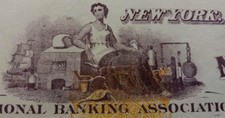 1869 cancelled check for sale  Saint Peters