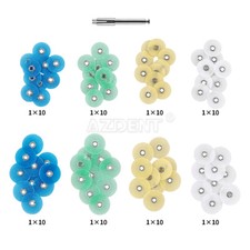 Usado, 80Pcs Discotecas Pulido de acabado composto dental Kit surtido + Mandril 12/14mm comprar usado  Enviando para Brazil