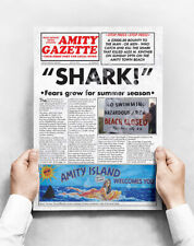 Jaws faux newspaper for sale  LONDON