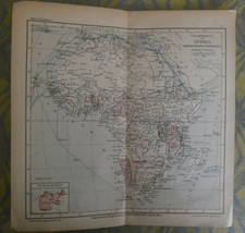 Carte afrique 1905 d'occasion  Saint-Ouen-l'Aumône