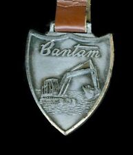 Retroescavadeira e logotipo galo vintage Bantam Shield Crawler, alça de couro comprar usado  Enviando para Brazil