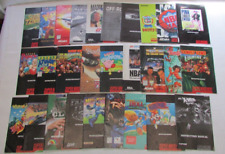 VOCÊ ESCOLHE - MANUAIS DE INSTRUÇÕES SUPER NINTENDO - SOMENTE, usado comprar usado  Enviando para Brazil