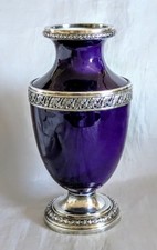 Vase porcelaine argent d'occasion  Nantes-