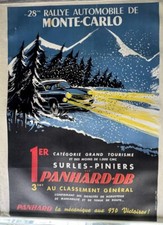Affiche automobile rallye d'occasion  Saint-Paul-Cap-de-Joux