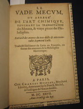 Usado, 1627 Ramondo Lullo Le Vade Mecum Transmutation des Metaux Alchimia Trasmutazione comprar usado  Enviando para Brazil