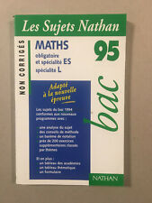 Mathématiques bac annales d'occasion  Paris X