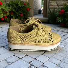 Tênis de Plataforma Feminino Chelsea And Violet PennyTwo Raffia Tamanho 8.5 Boho Beach comprar usado  Enviando para Brazil