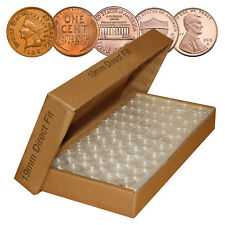 Penny Direct-Fit Hermético 19mm Moeda titulares de cápsula por Centavos (Qtd: 1000) comprar usado  Enviando para Brazil