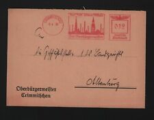 Crimmitschau briefumschlag 193 gebraucht kaufen  Leipzig