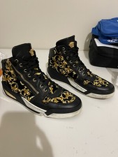 Tênis de cano alto Price Drop Ends 27th Versace Medusa barroco veludo 41, usado comprar usado  Enviando para Brazil