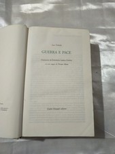 Tolstoj guerra pace usato  Zagarolo