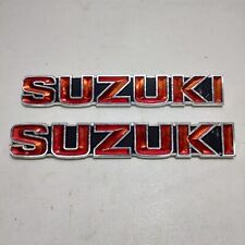 2X emblema emblema tanque Suzuki GT185 GT250 GT380 GT550 GT 125 T350 A100 68111-33000 comprar usado  Enviando para Brazil