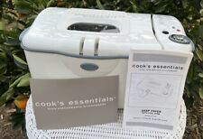 Usado, Fritadeira elétrica Cook's Essentials com zona fria modelo # DF200 QVC HSN nova comprar usado  Enviando para Brazil