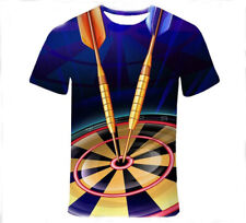 Camiseta masculina manga curta estampa 3D jogo de dardos tabuleiro dardos comprar usado  Enviando para Brazil
