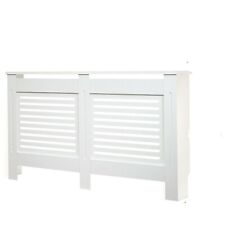 Armário de cobertura de radiador branco pequeno grande moderno MDF ripas madeira grelha móveis comprar usado  Enviando para Brazil