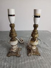 Vintage lamps brass for sale  LEEDS