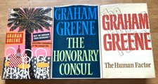 GRAHAM GREENE-ALL 1st. HONORARY CONSUL-HUMAN FACTOR-BORROW HUSBAND-BODLEY-LONDON comprar usado  Enviando para Brazil