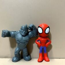 2 peças de brinquedo infantil Rhino and Spider-Man Marvel Spidey And His Amazing Action Figures comprar usado  Enviando para Brazil