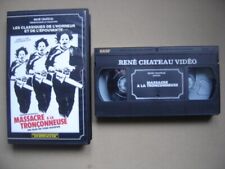 Vhs massacre tronconneuse d'occasion  Clugnat