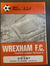 Wrexham orient 79 for sale  HOLYHEAD