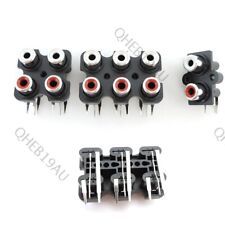 Usado, Conectores de áudio estéreo 2/4/6 pinos RCA fêmea soquete adaptador amplificador 26H comprar usado  Enviando para Brazil