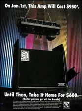 Amplificador de guitarra Ampeg Tri-Ax Series 1990 anúncio original impressão de anúncio 8 x 11 comprar usado Amplificador de guitarra Ampeg Tri-Ax Series 1990 anúncio original impressão de anúncio 8 x 11 comprar usado  Enviando para Brazil