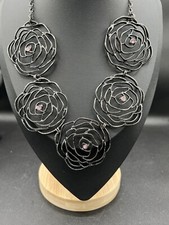 Black flower statement for sale  Port Washington