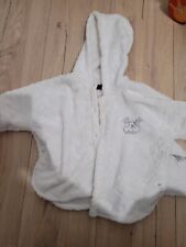 Poncho blanc bébé d'occasion  Neuville-aux-Bois