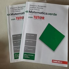 Matematica verde ristampa usato  Forno Canavese