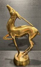 Brass gazelle antelope for sale  Shipping to Ireland