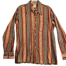 Camicia batik vintage usato  Spedire a Italy