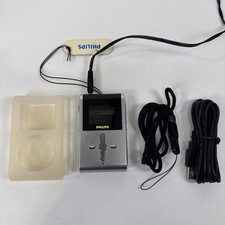 Philips GoGear HDD082 (2GB) Digital Media MP3 Player Silver. Works Plugged-In, używany na sprzedaż Philips GoGear HDD082 (2GB) Digital Media MP3 Player Silver. Works Plugged-In, używany na sprzedaż  Wysyłka do Poland