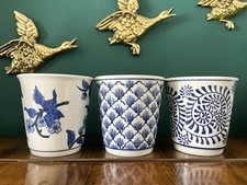 Chinoiserie blue white for sale  MACCLESFIELD