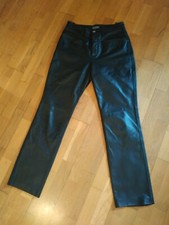 Pantalon cuir noir d'occasion  Nevers