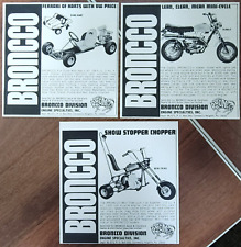 3 anúncios Broncco mini bicicleta mini trike motocicleta e Dune Go Kart , usado comprar usado  Enviando para Brazil