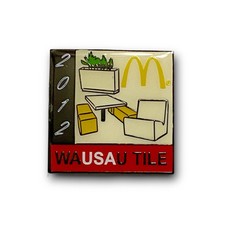 Broche de lapela de metal para móveis de restaurante WAUSAU azulejo 2012 McDonald’s comprar usado  Enviando para Brazil