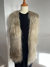Kunstfellweste damen beige gebraucht kaufen  Bonn
